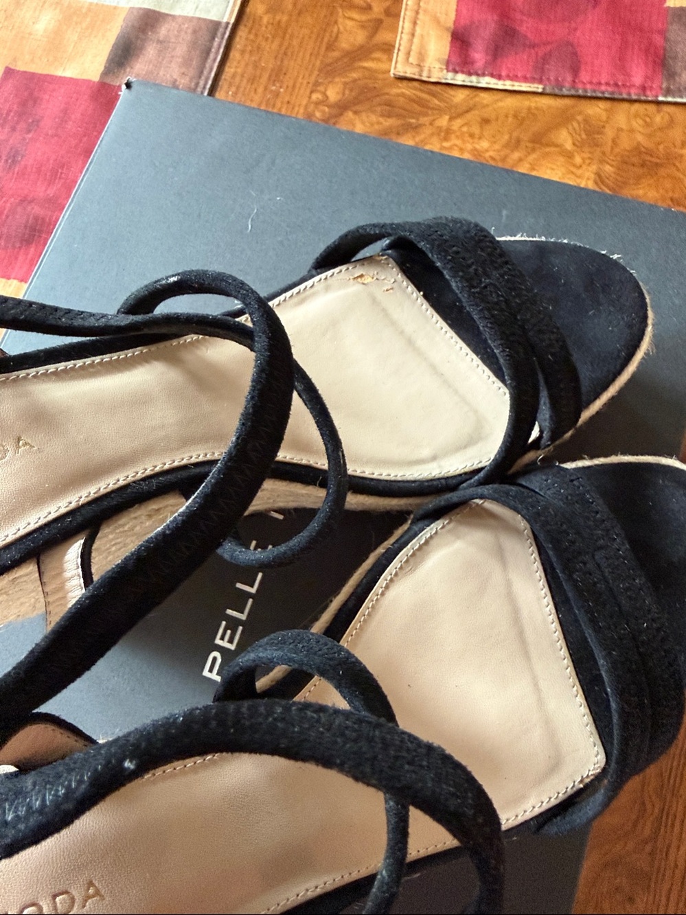 Pelle Moda Dora Wedge Sandals - Picture 9 of 11